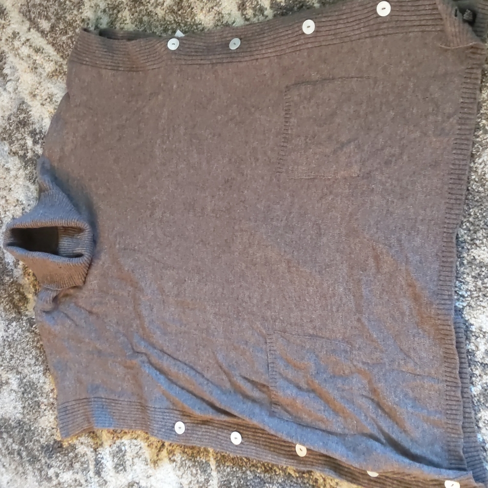 Cashmere poncho/ sweater Handmade
